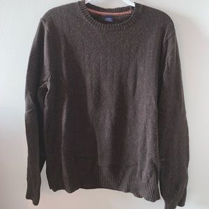 brown sweater